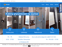Tablet Screenshot of abcszklarz.pl